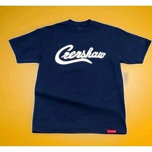 The Marathon Clothing Limited Edition Crenshaw T-Shirt Navy Small NWT New B7‎